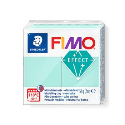 Gyurma, 57 g, égethető, FIMO "Soft", pasztellmenta