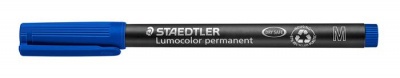 Alkoholos marker, OHP, 1 mm, STAEDTLER "Lumocolor® 317 M", kék